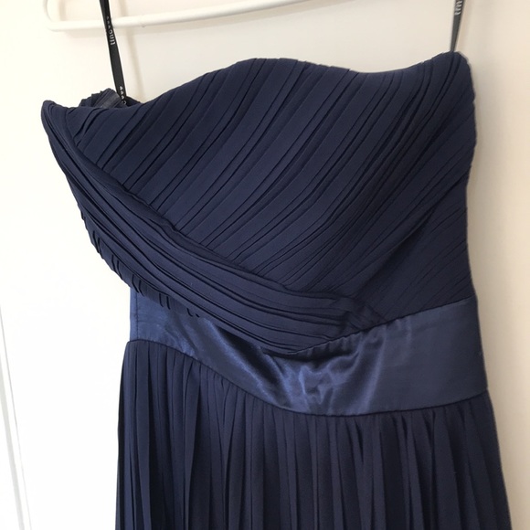 Blue strapless maxi dress - Picture 2 of 3